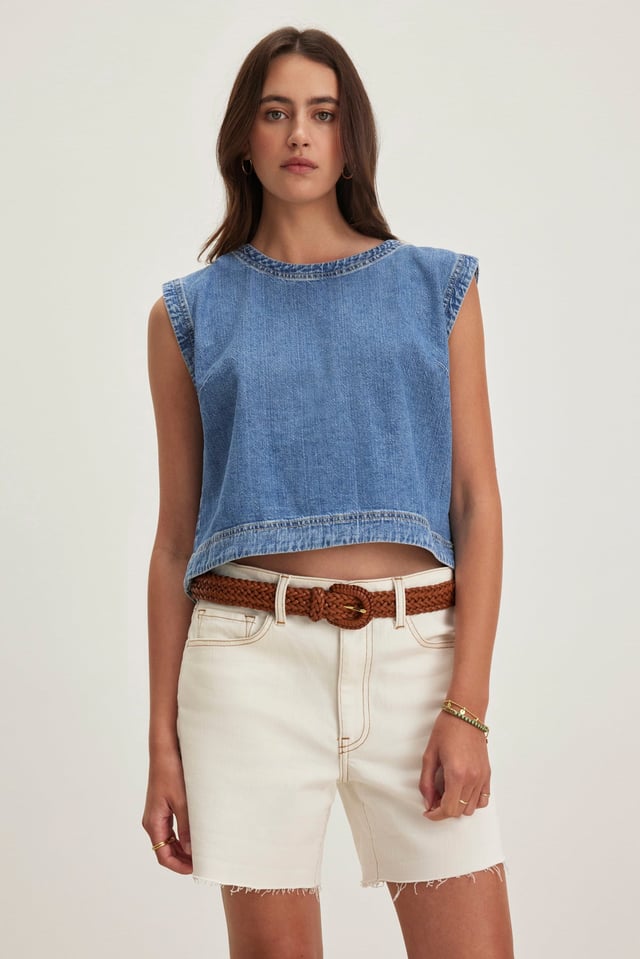 LOREN DENIM TOP