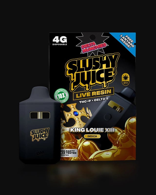 Delta Munchies | Live Resin THC-P + Delta 8 Slushy Juice Disposable - 4g