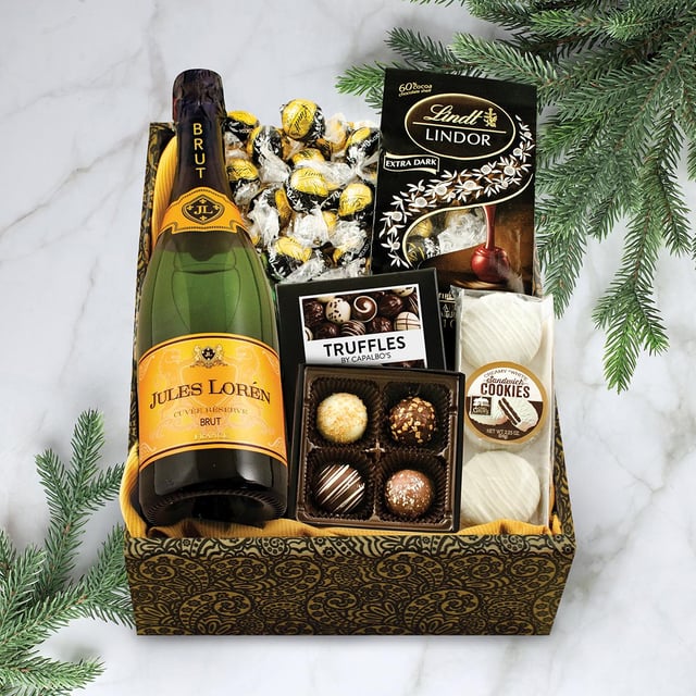 Champagne & Truffles Gift Box