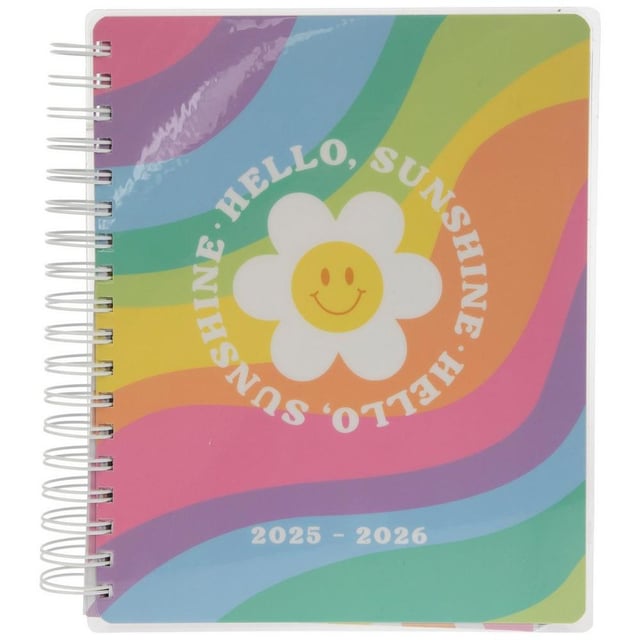2025 - 2026 Retro Sunshine Planner - 18 Months