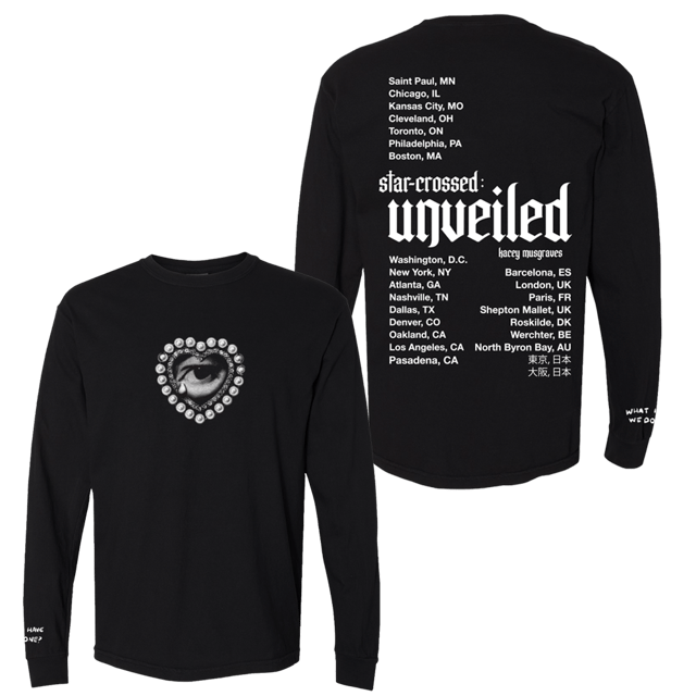 Star-Crossed: Unveiled Black Tour Tee