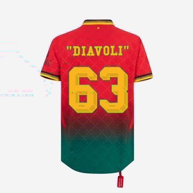 ''DIAVOLI'' 63  RED AUTHENTIC JERSEY Puma x AC Milan x Off-White™ 2024/25
