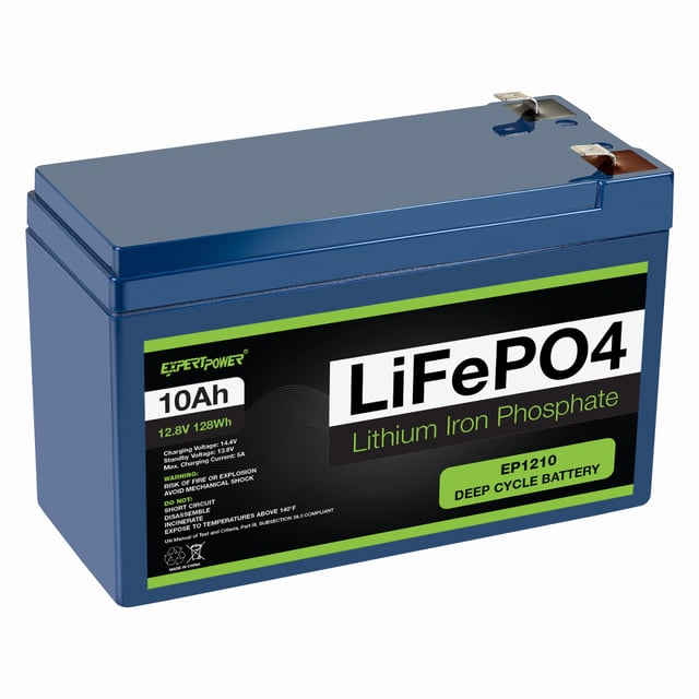 12V 10Ah LiFePO4 - EP1210 (PRE-ORDER: AUG 15TH)