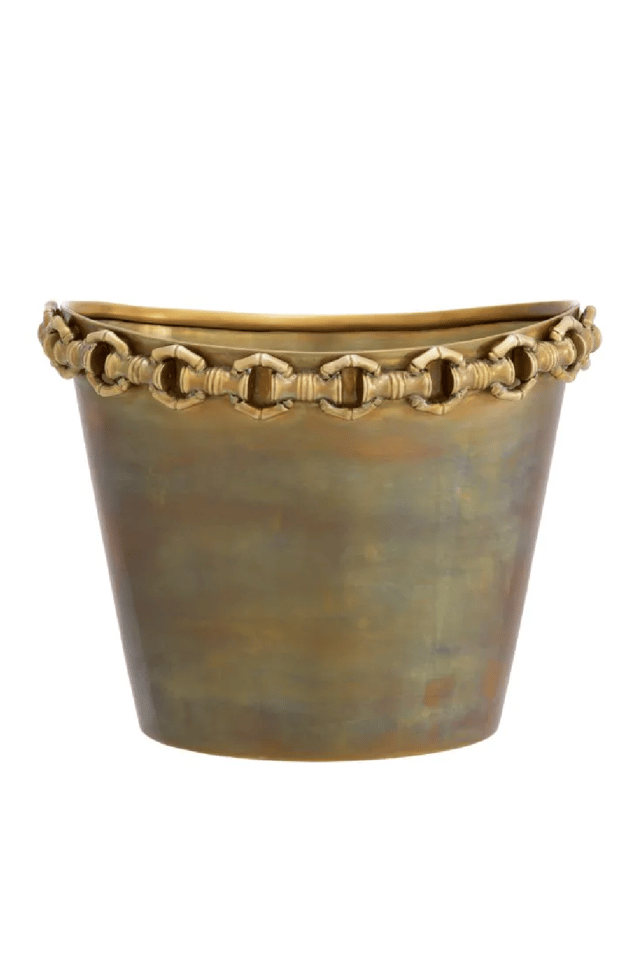 Vintage Brass Wine Cooler | Eichholtz Clementine