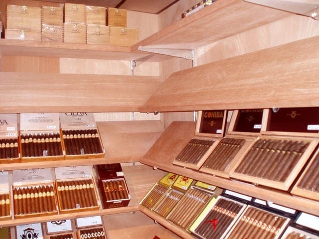 Walk-In Humidor Spanish Cedar Custom Shelves