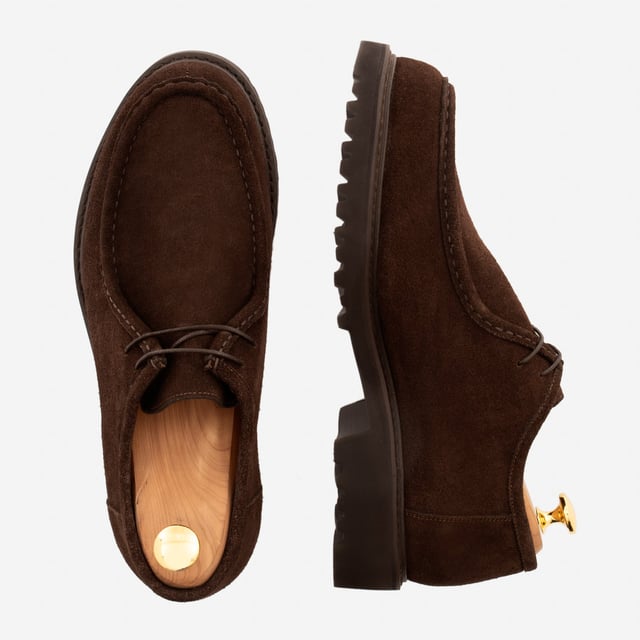 Theo Derbies - Men’s  Water-Repellent Suede