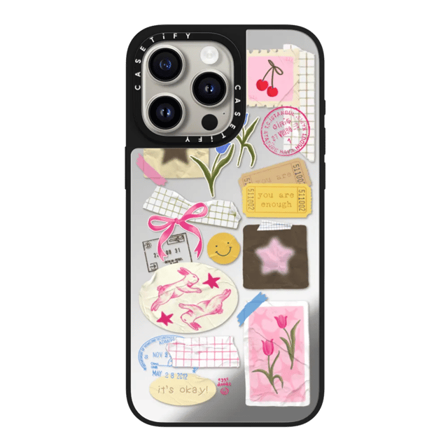 Mirror iPhone 15 Pro Max Case MagSafe Compatible - You Are Stars Collage