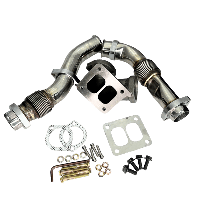 Odawgs Diesel Bellowed Up Pipes - 7.3 Powerstroke OBS (1994-1998)