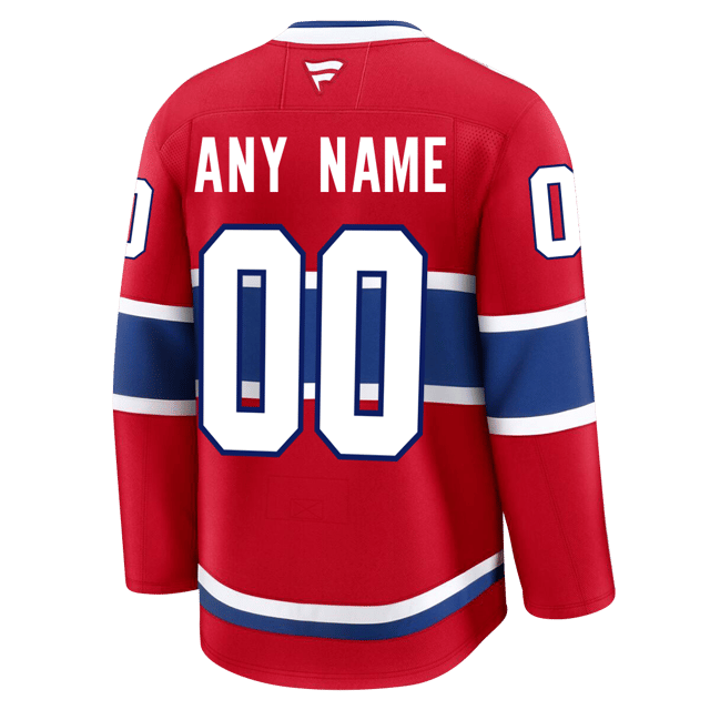 Customizable Montreal Canadiens 2024 Fanatics Premium Official NHL HOME Jersey
