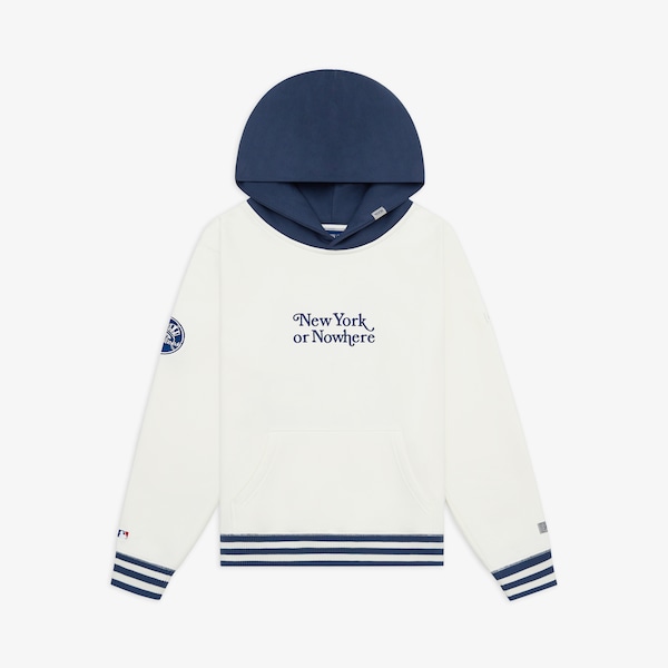Men's New York Yankees New York or Nowhere x New Era White/Navy Contrast Hoodie