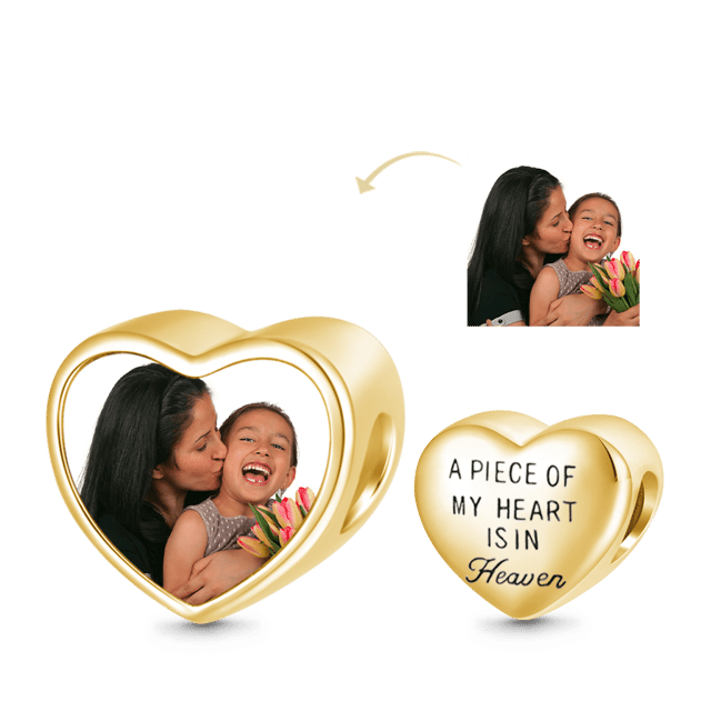 Check this out from gnoce! 18k Gold Plated Love Photo Charm