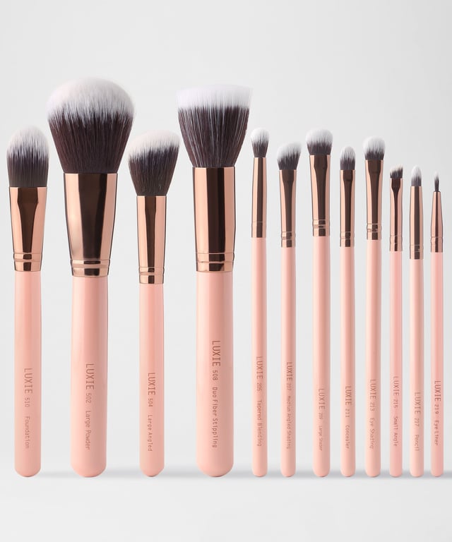 Luxie Signature Rose Gold Brush Set