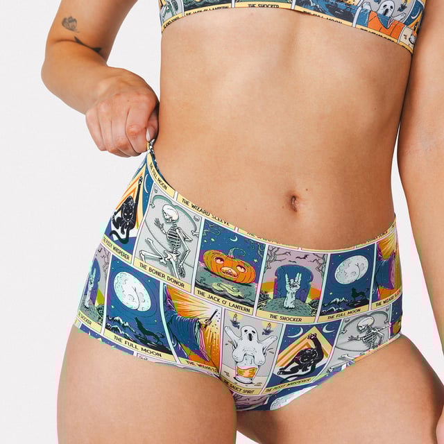 Women’s Seamless Boyshort Underwear | Tarot Cards