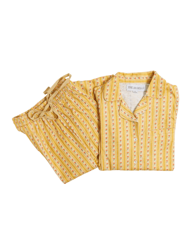 Rose Stripe Pajama Set