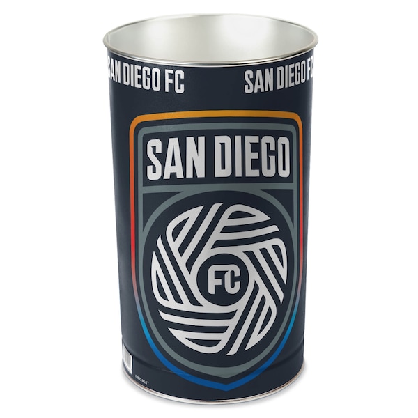 San Diego FC WinCraft 15'' Tapered Wastebasket