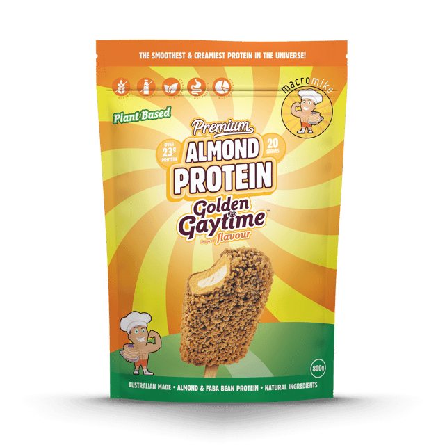 Macro Mike x Golden Gaytime Almond Protein (800g Bag)