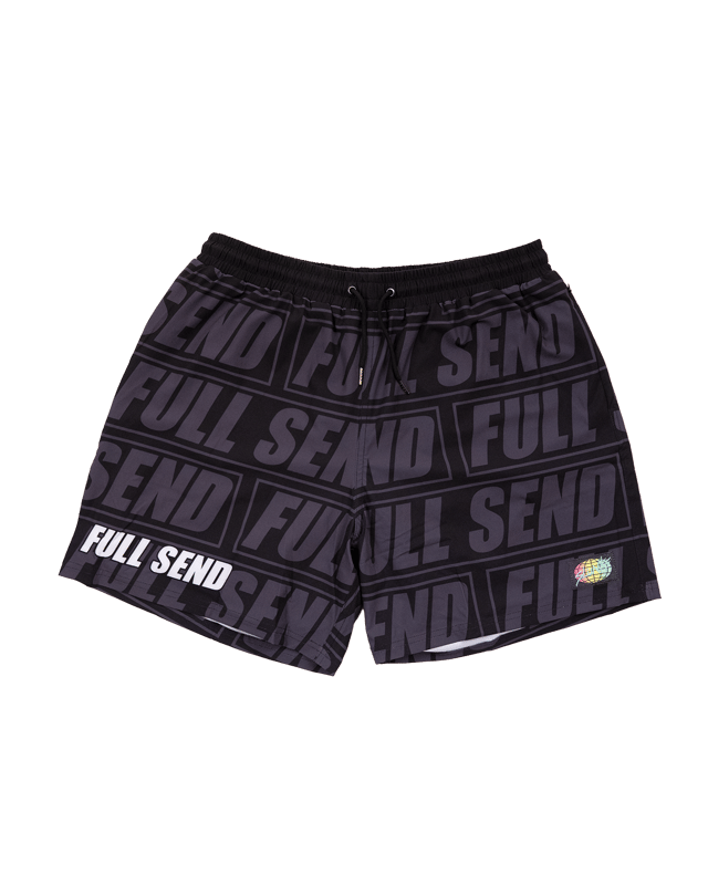 Full Send x Slunks Box Logo Shorts