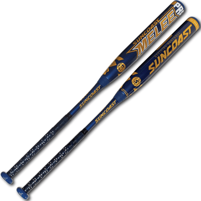 Suncoast Melee Diamond Pro Endloaded 12" 2-Piece SSUSA Senior Slowpitch Softball Bat - SMDPSE12