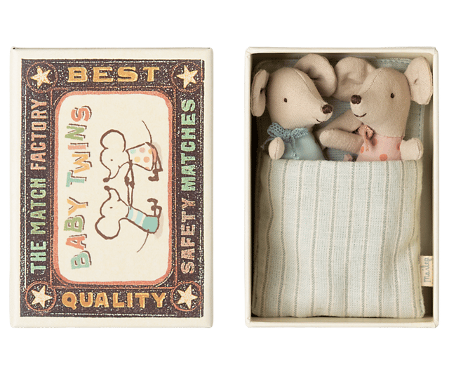 Twins, Baby mice in matchbox