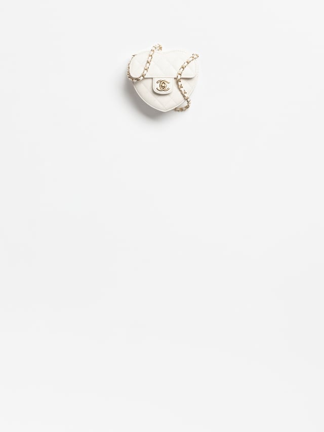 Heart Clutch with Chain