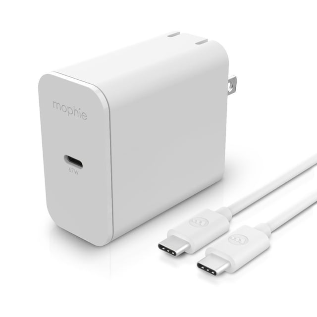 mophie speedport 67 GaN charger with USB-C cable (Apple Exclusive)