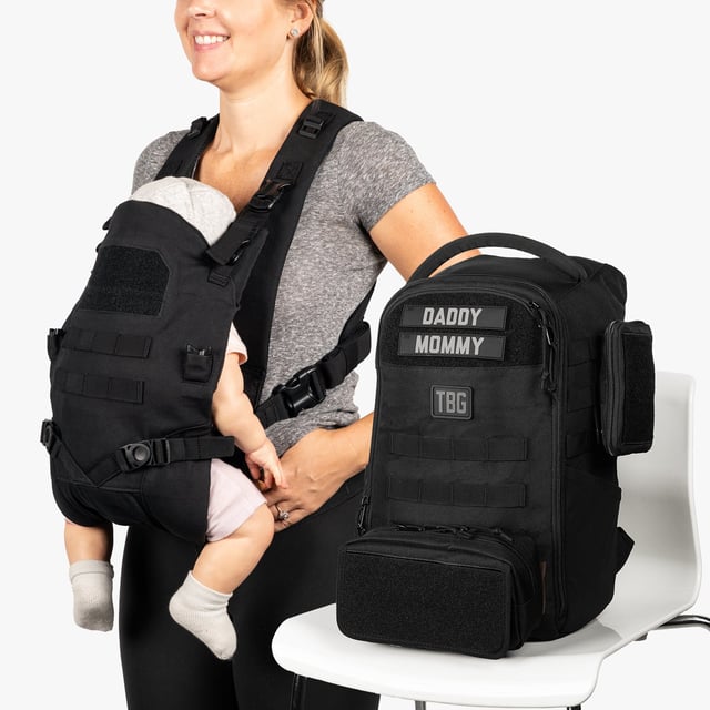 Mini Diaper Bag + Baby Carrier Bundle