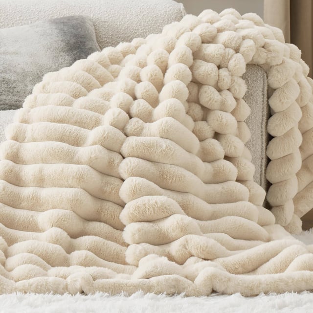 Plush Stripe Blanket