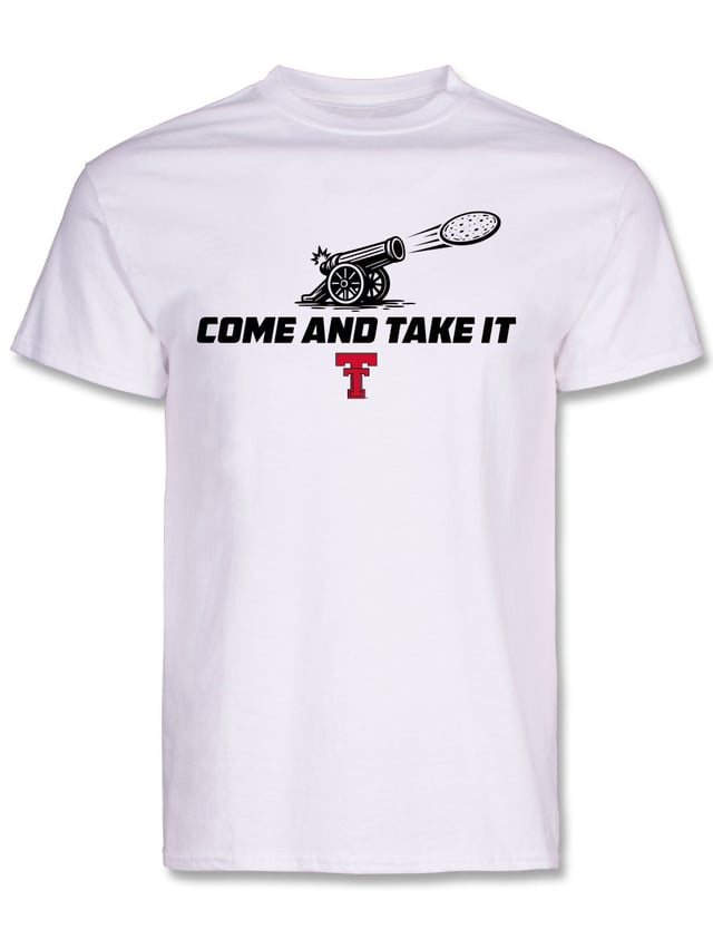 Texas Tech "Come & Take It" Tortilla White Short Sleeve T-Shirt