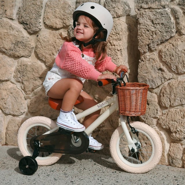 12 Inch Classic Pedal Bike with Wicker Basket