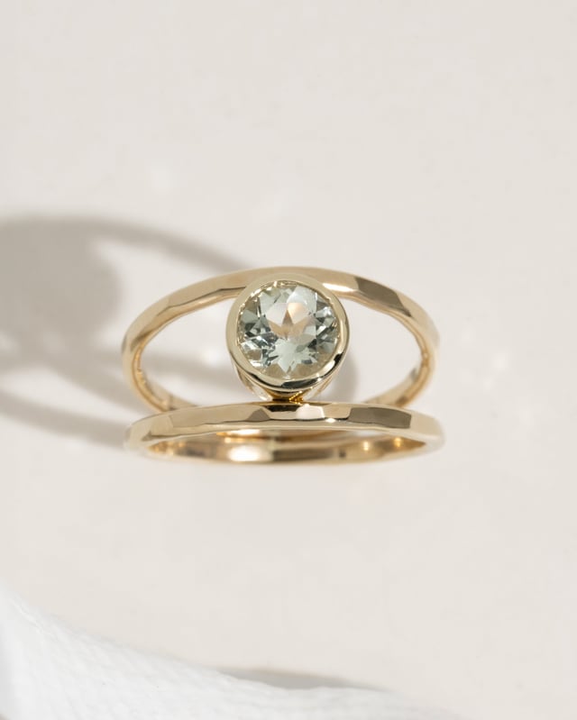 Solid Gold Celeste Ring