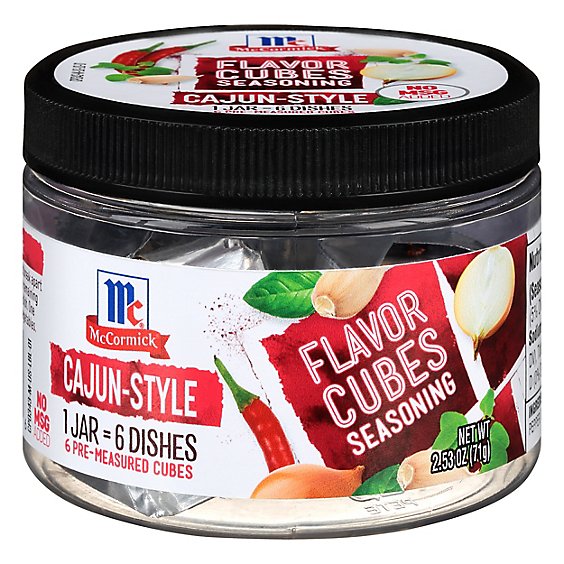McCormick Flavor Cubes Seasoning Cajun Style - 2.3 Oz