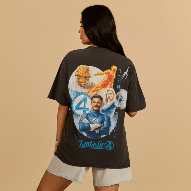 Fantastic Four Drop Sleeve T-Shirt