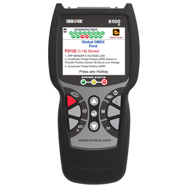 6100P OBD2 w/ ABS & SRS Diagnostic Tool