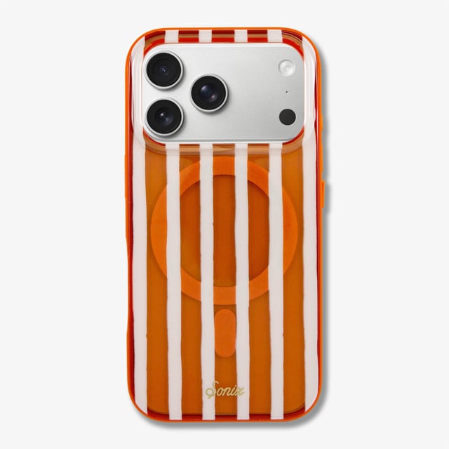 Abstract Stripe Nude MagSafe® Compatible iPhone Case