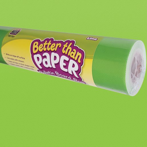 Better Than Paper Bulletin Board Rolls - Lime - 1 roll