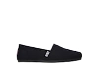 WOMENS PLUSH PEACE AND LOVE FLAT - BLACK