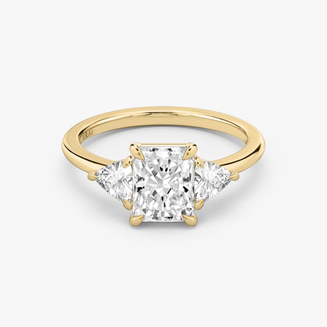 Three Stone Engagement Ring | VRAI