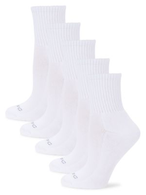 5-Pack Mid Crew Socks