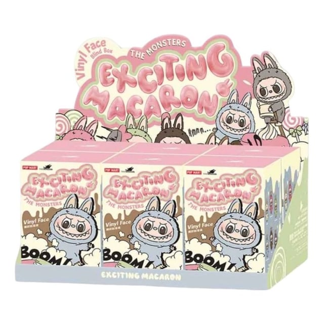 Pop Mart The Monsters Labubu Tasty Macarons Sealed Case (6 Blind Boxes) PPMT-2310-0069