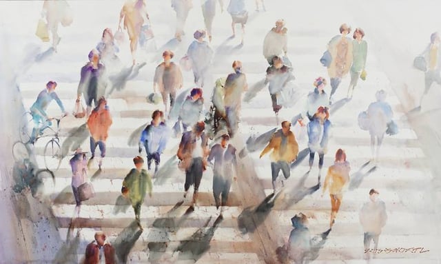The scenery of another personally Painting by Hyoung Jun Lee | Saatchi Art