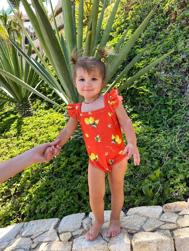 Lemon Matching Swim For Girls (Baby & Kids)