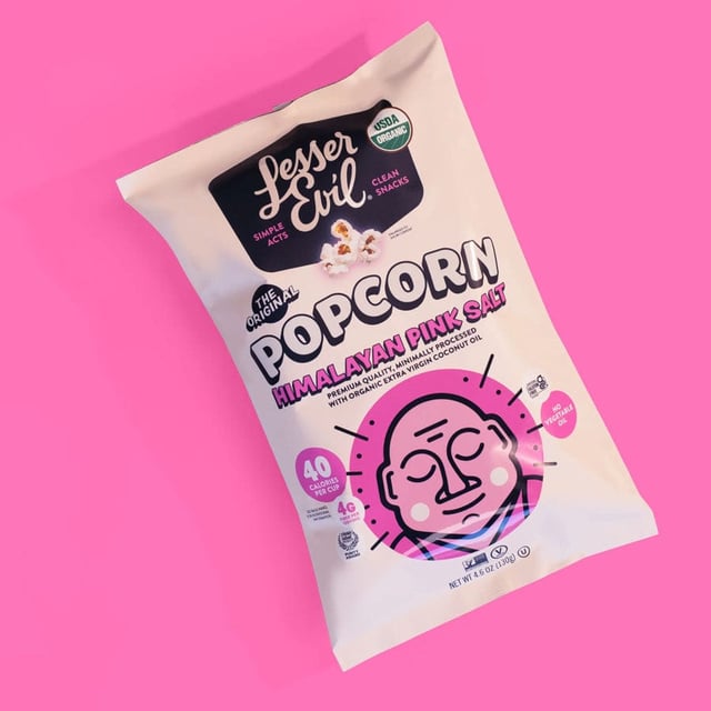 Himalayan Pink Salt Organic Popcorn