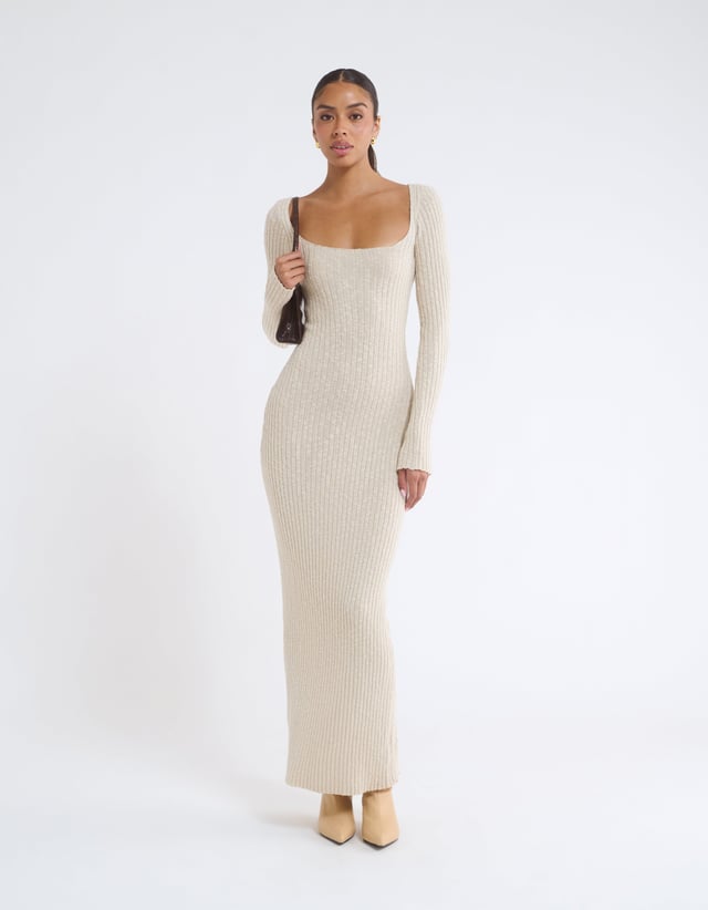 Alpine Maxi Dress | Natural