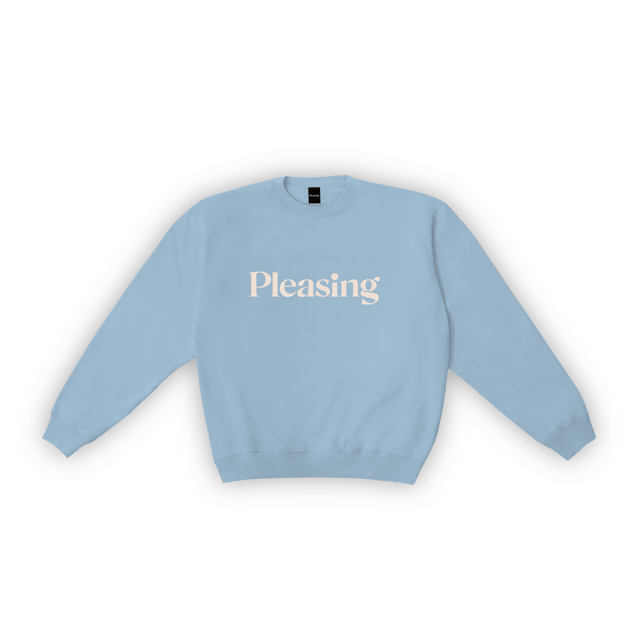 The Pleasing Crewneck in Blue