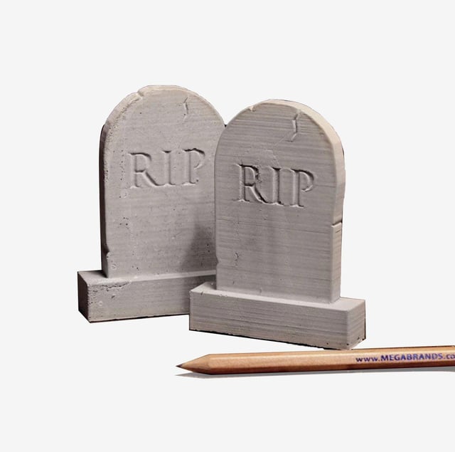 1:12 Scale Mini Tombstones (2pk)