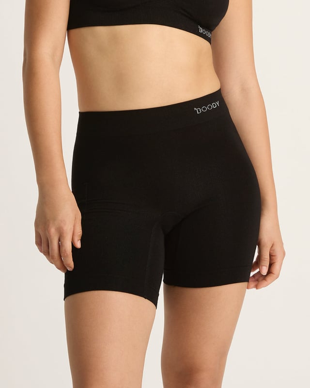 Seamfree Undershorts with Pocket 6" - Black