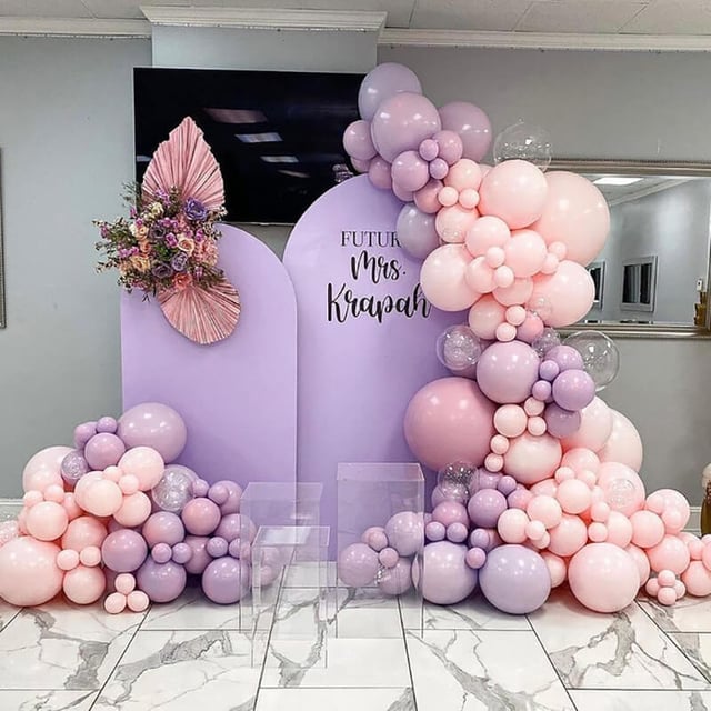 Lilac Chiara Arch Backdrop Covers