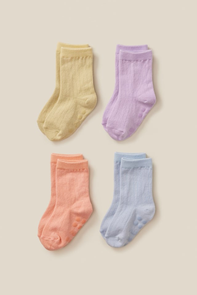 [25SS] Easy-fit Basic Socks 4 Color Set