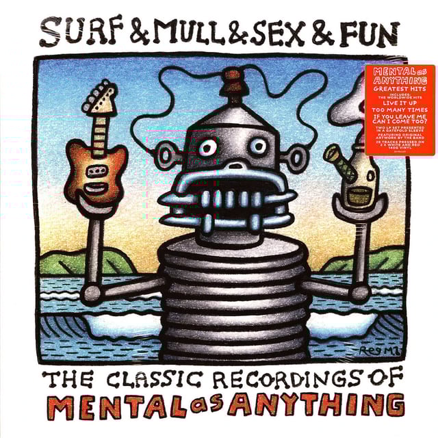 Mental As Anything - Surf & Mull & Sex & Fun Red & White Vinyl Edition