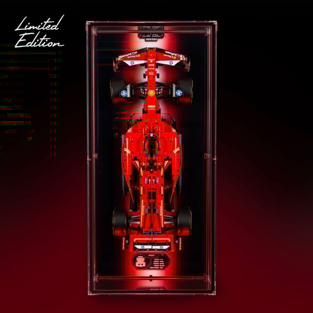 Limited Edition Wall Mounted Display Case for LEGO® Technic Ferrari SF-24 F1 Car (42207)